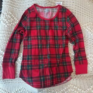 Old Navy Holiday Pajama Top